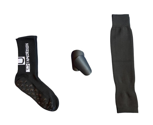 🧦⚽ Pack Chaussettes Grip + Hautes + Protège-Orteils – Performance Totale
